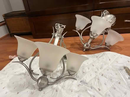 Photo of free 2x Kichler Dover 4 lt chandelier (20003) #1