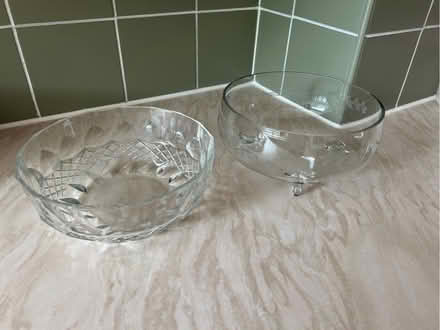 Photo of free Two glass trifle/dessert dishes (Gamston NG2) #2