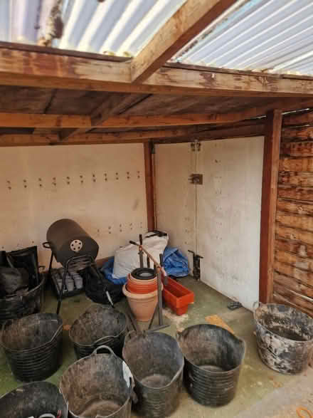 Photo of free Garage Barn Doors/Wood/Plastic Pane (Whitnash CV31 2) #4