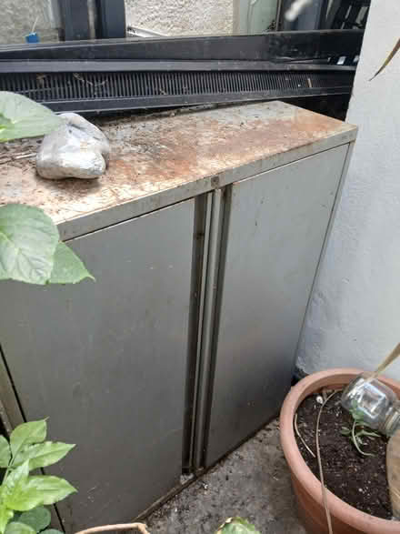 Photo of free Metal cupboard (Thornton heath) #2