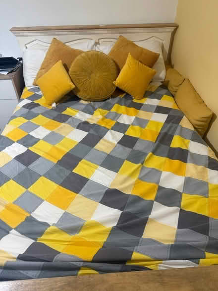Photo of free Standard double bed frame only (Barton OX38) #1