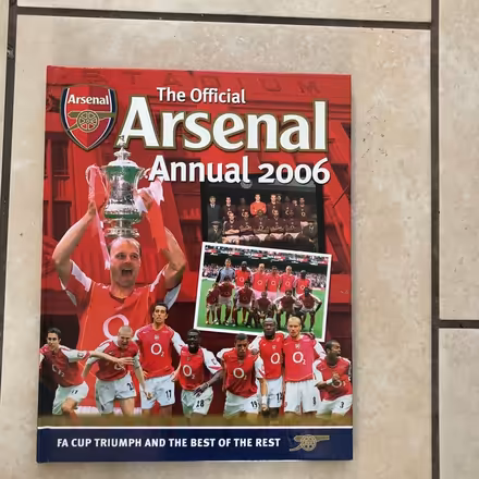 Photo of free Arsenal bookk (Westbury Wilts BA13) #1