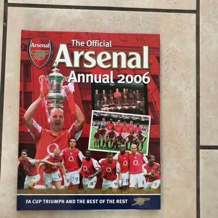 Photo of free Arsenal bookk (Westbury Wilts BA13) #1
