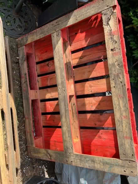 Photo of free Two wooden pallets (Saltdean BN2) #1