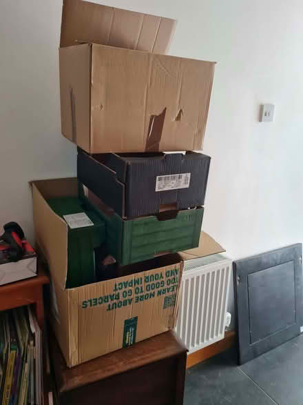 Photo of free Six medium to small boxes (Lostock Hall PR5) #1