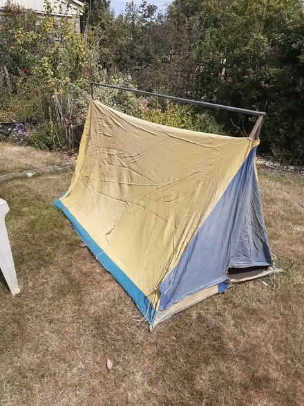 Photo of free Old 2 man canvas ridge tent (Welwyn AL6) #1