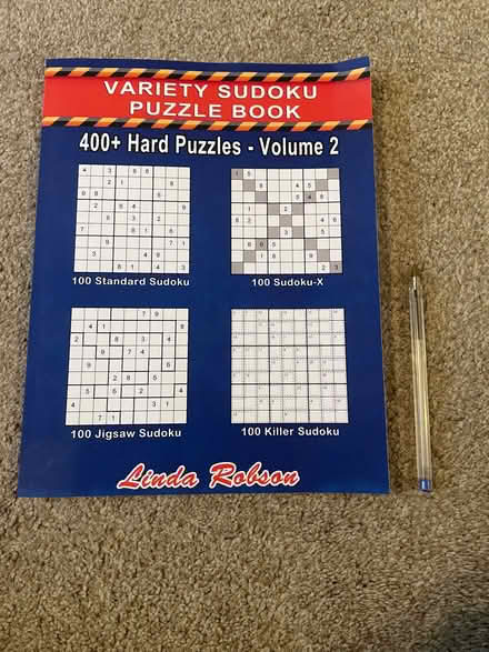 Photo of free NEW Sudoku puzzle book (Longbarn WA2) #1