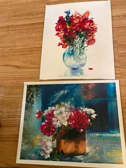 Photo of free 2- Florals Printed on to Canvases (Scaggsville) #1