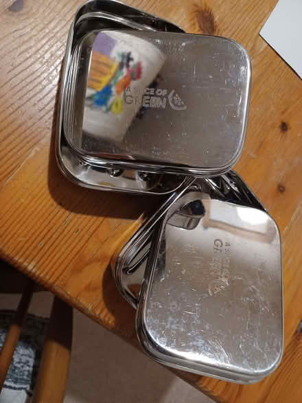 Photo of free two metal soap dishes by "a slice of green" (Oxford-Freegle CGA OX2) #1