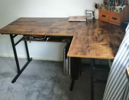 Photo of free L-shaped Easel Desk needs new home (ME13 0AL) #1