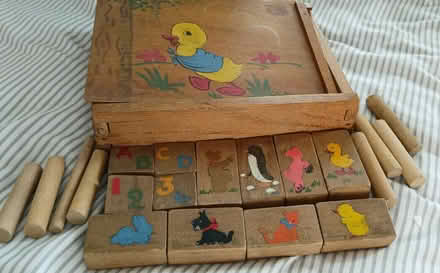 Photo of free Children's box of wooden bricks (South Croydon CR2) #2