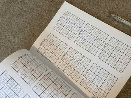 Photo of free NEW Sudoku puzzle book (Longbarn WA2) #2