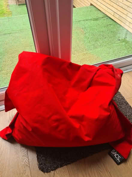 Photo of free Red bean bag (Dublin 6) #1