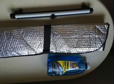 Photo of free 3 car items: shade, soap, sun visor (N side of Eureka in Maple Lawn) #1