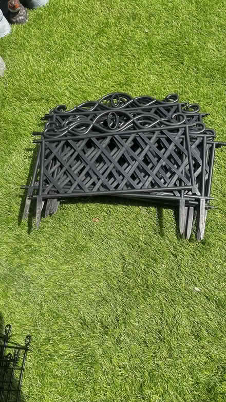 Photo of free 18 plastic lawn edging panels (9 Beechfield Close B62) #2
