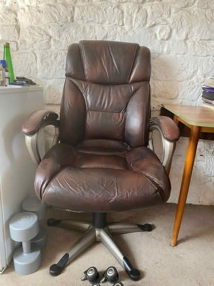 Photo of free Brown office chair (Dursley GL11) #2