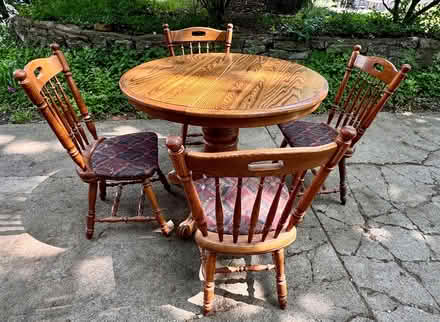 Photo of free Dining table and four chairs (West Bloomfield Township) #1