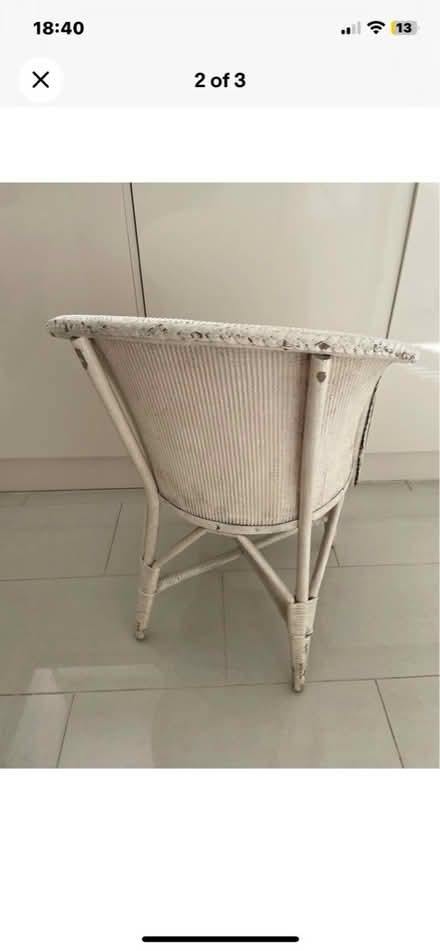 Photo of free Lloyd loom chair and Bedside unit (Ch43 Noctorum) #4