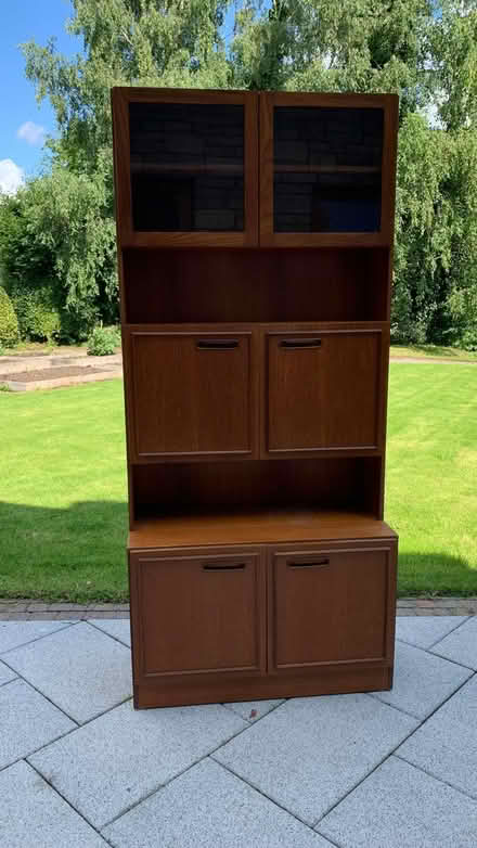 Photo of free Tall wooden cabinet / bookcase (Bodenstown, Co. Kildare) #1