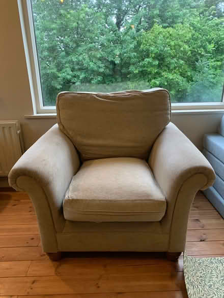Photo of free Beige arm chair (Levens LA8) #1