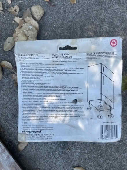 Photo of free appliance casters (Los Altos Hills) #1