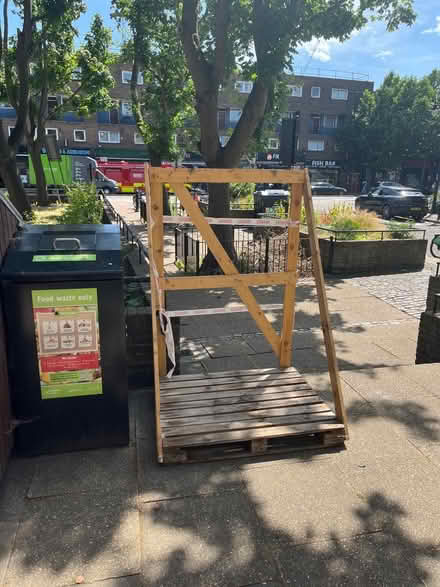 Photo of free Scrap wood and pallet (SE16 near Bermondsey tube) #1
