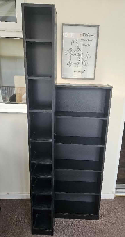 Photo of free Single bed frame, desk and 2 shelving units (Woodhouse S13) #2