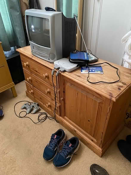 Photo of free Pine sideboard (West Ewell Epsom KT19) #1