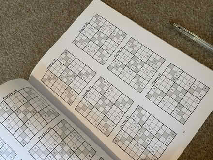 Photo of free NEW Sudoku puzzle book (Longbarn WA2) #3