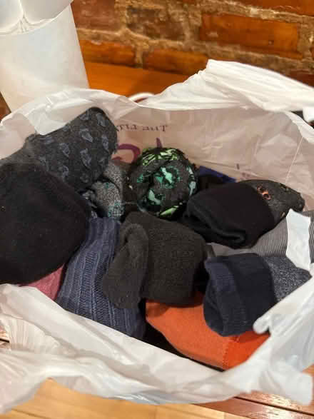 Photo of free Bag of men’s socks (Shaw) #1