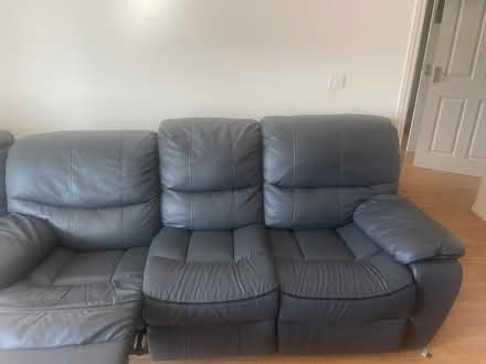 Photo of free 2&3 seater leather recliner sofa (Rh107pd) #1