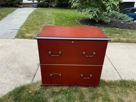 Photo of free 2-drawer lateral filing cabinet (192 Carlton Road, Waban) #1