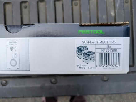 Photo of free Box Festool filter bags - CT MINI (Seattle Bitter Lake) #4