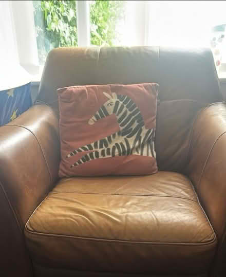 Photo of free Leather sofa set (WF4) #1