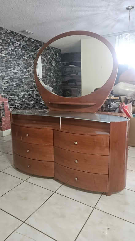 Photo of free Dresser with mirror and table (Kendall) #1