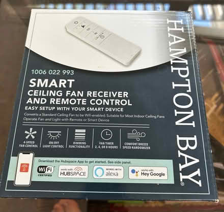 Photo of free Ceiling fan receiver+remote in box (North Raleigh) #1