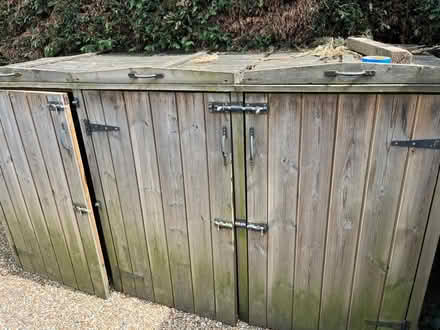 Photo of free Wheelie bin store for 3 bins (Richings Park SL0) #1