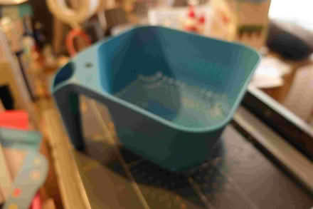 Photo of free Blue plastic sink colander with cutlery compartment. (Harrogate HG1) #1