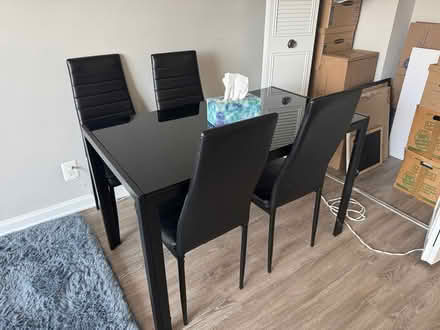 Photo of free TV, dining table set, bed frame (Silver Spring) #1