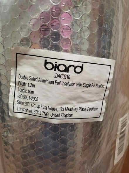 Photo of free Large roll of foil insulation (Old Town SG1) #2