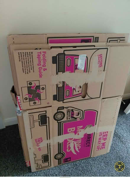 Photo of free 10 cardboad packing boxes approx 50x29x29 cm (Hampton Hill TW12) #1