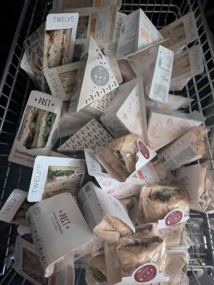 Photo of free Lots of Pret meat sandwiches (E14 Isle of Dogs) #1