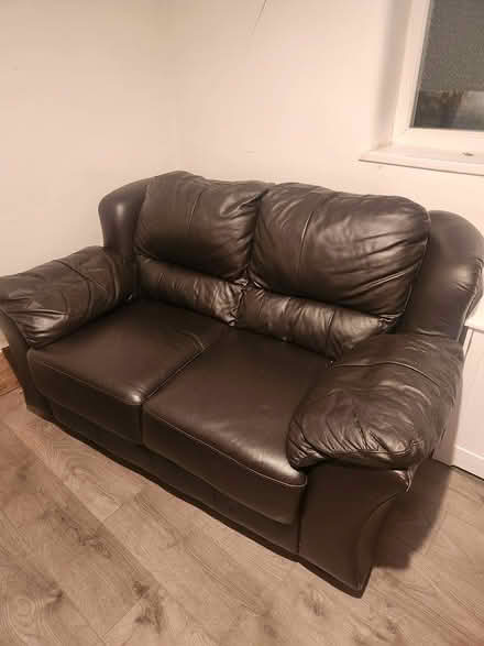 Photo of free 📦 FREE – Brown Leather Sofa Set (Longsight M13) #4