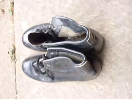 Photo of free size 12: boots, Cotton Trader suede slip-ons, Aldi crocs (Purley CR8) #2