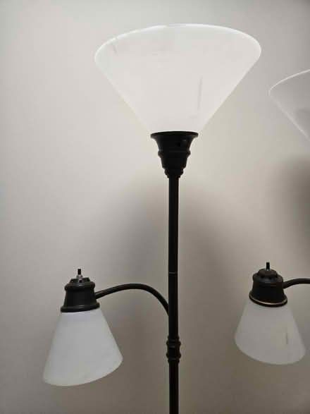 Photo of free Set of 2 Dark Bronze floor lamps (Flemington, NJ) #2