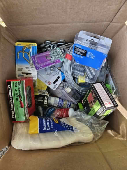 Photo of free Box of hardware (Just east of Upton) #1
