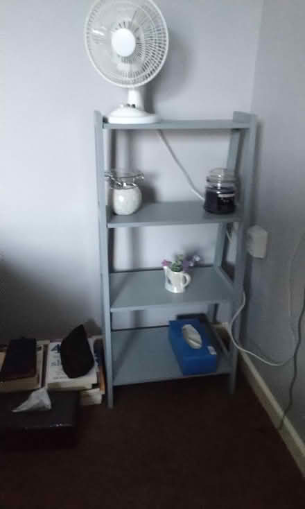 Photo of free Light blue set of shelves (Derby central) #1
