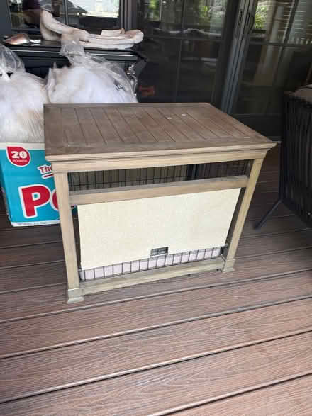 Photo of free Frontgate Dog Crate/Table (100 N. Elmwood alley by garage) #1