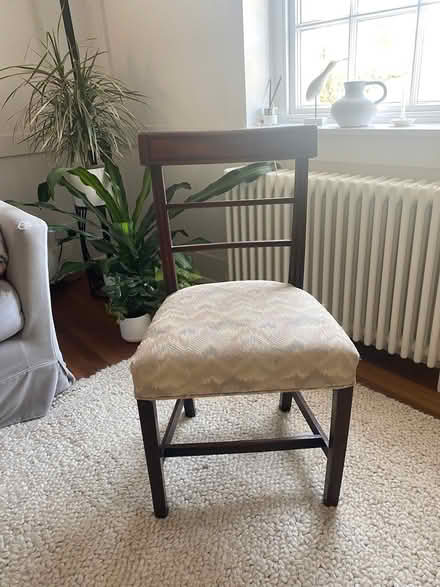 Photo of free 4 wooden dining chairs (Arundel) #1