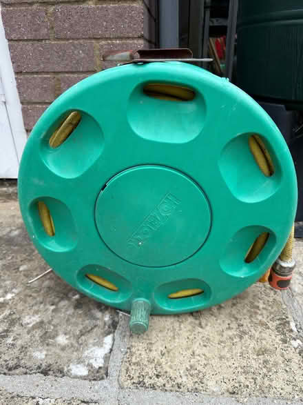 Photo of free Hozelock hosepipe on reel which attaches to wall (CT7) #2